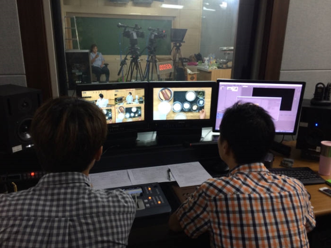 원광디지털대학교 서울캠퍼스 촬영스튜디오 모습