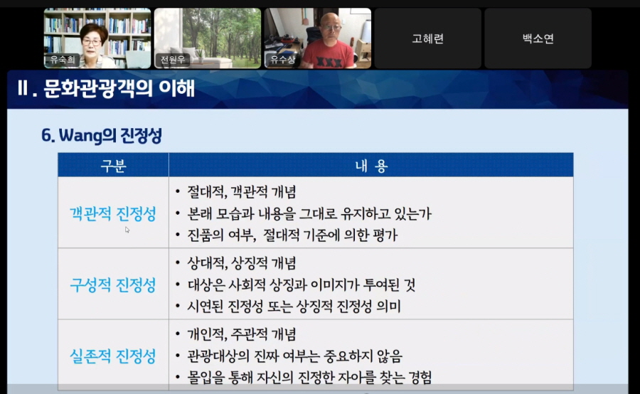 관광학개론, 웰니스관광개발론, 문화관광상품기획 시험대비 특강3