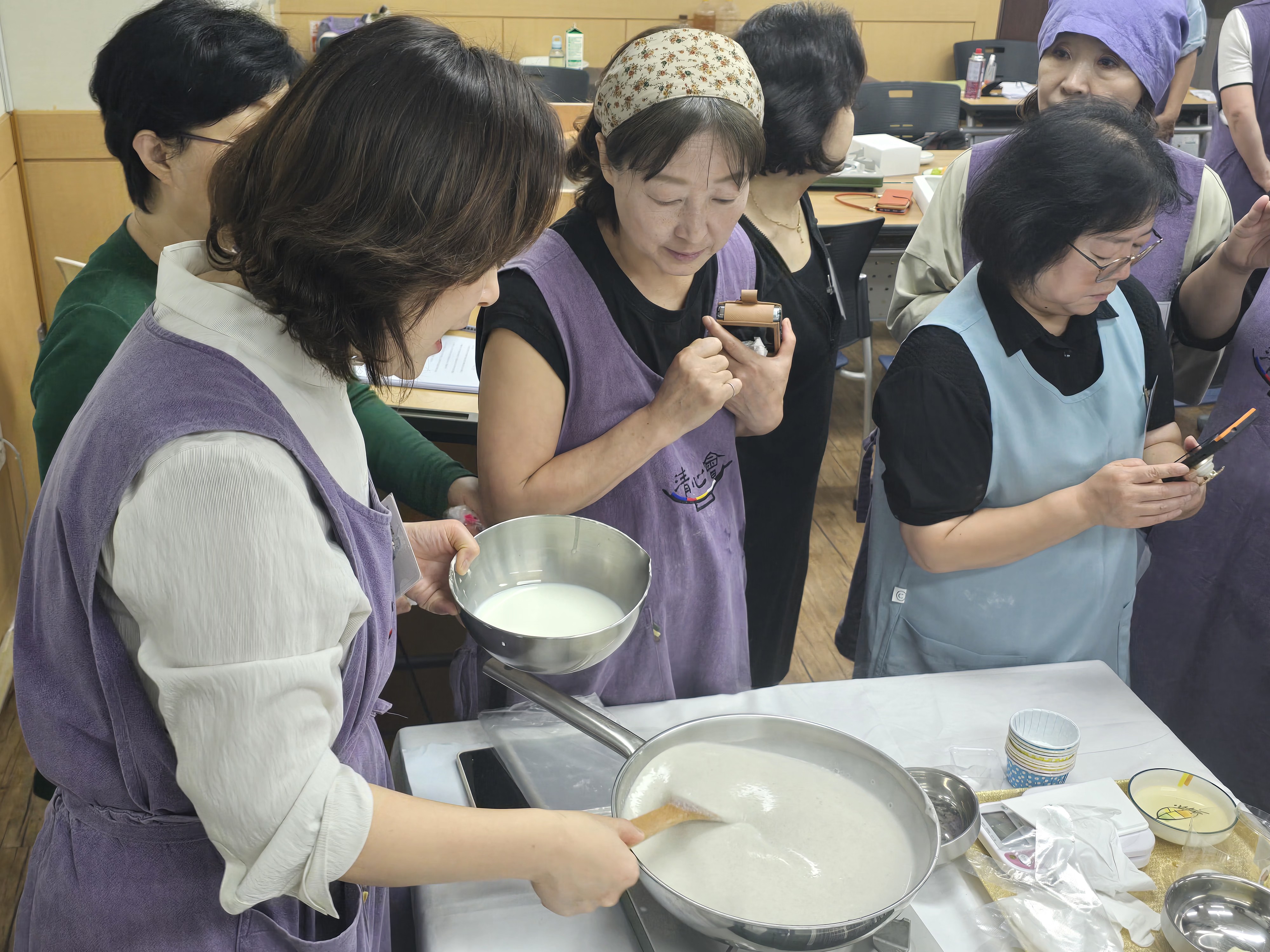 타락죽을 만들고 있다