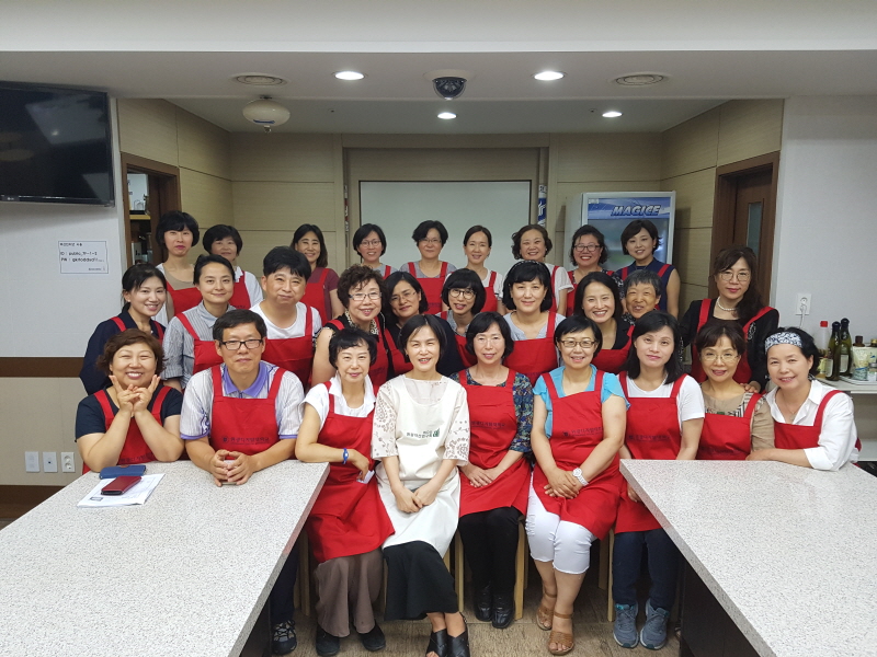 양미옥교수님과 단체사진