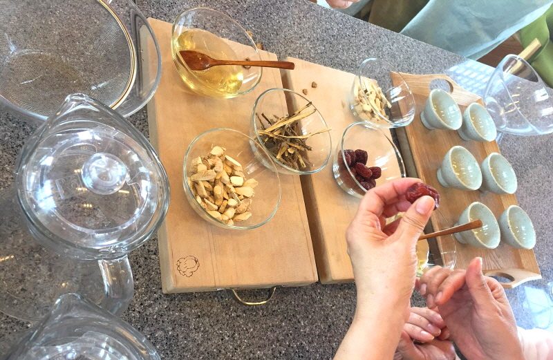 한방약선차 체험