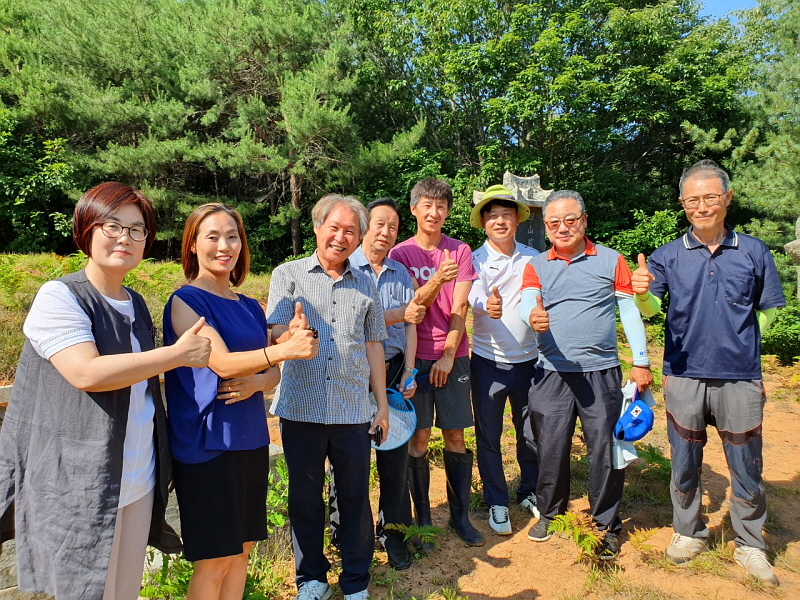 가파마을에서 단체사진
