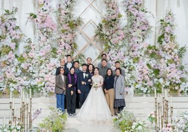 학과 1호 부부 탄생, 축하 속 결혼식 열려