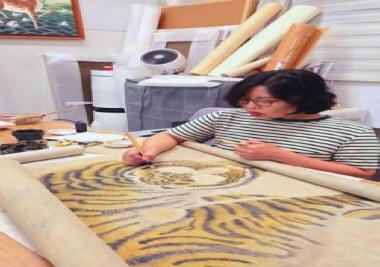 장애예술인 인터뷰, 민화로 삶을 잇는 작가 한서희