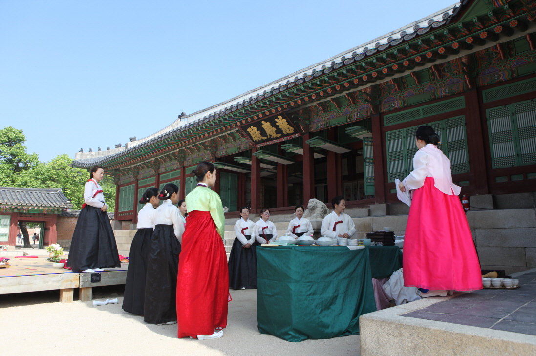 (차문화경영학과 진행) 미국 메릴랜드 주시사 한국차문화 체험