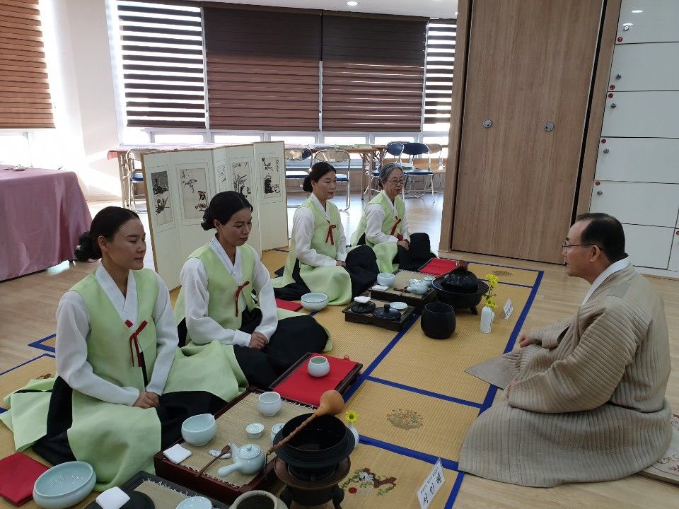 [사진] 광주지역 한국다도 시연