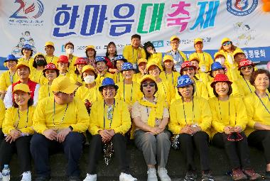 한마음대축제에서의 사회복지학과1