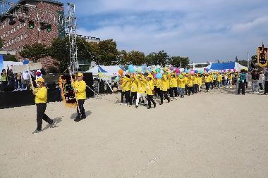 한마음대축제에서의 사회복지학과3